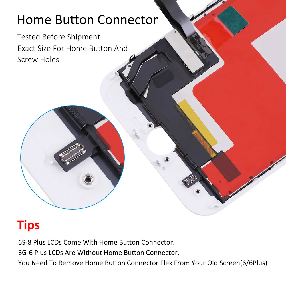 ЖК дисплей класса AAA + для iPhone 7 7Plus с 3D сенсорным экраном дигитайзер в сборе 8 8Plus