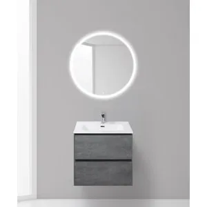 Тумба под раковину BelBagno Pietra 60x53 5 stucco cemento (PIETRA-600-2C-SO-SCM) | Обустройство дома
