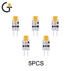 Суперъяркая Светодиодная лампа G4, 1,2 Вт, 12 В, Cob, лампа для люстры, сменная галогенная лампа