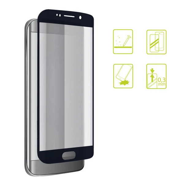 Закаленное стекло для мобильного экрана протектор Galaxy A8 2018 Экстрим 2.5D черный |