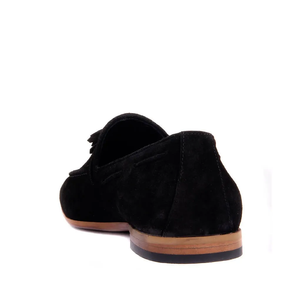 Мужская замшевая обувь Парус-Лейкерс черного цвета | Обувь