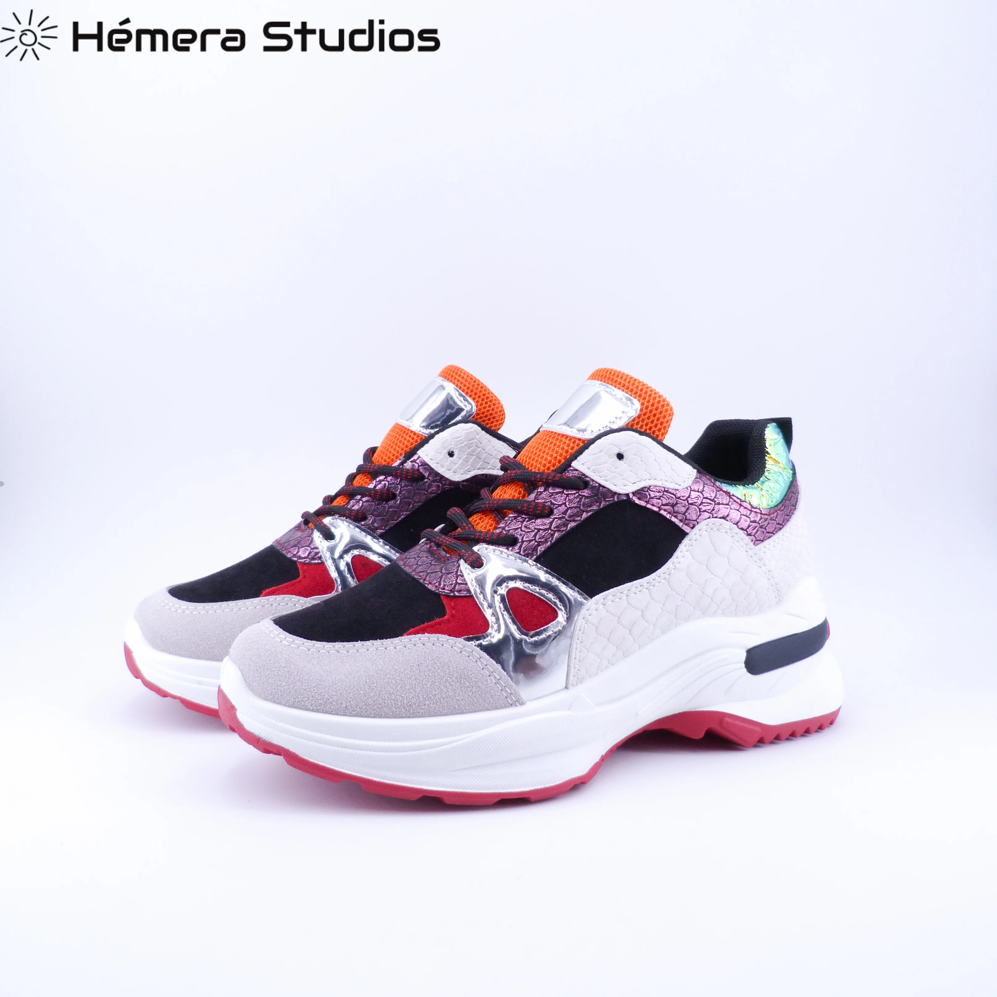 Women's shoes sports casual woman with cords 2019 multicolor platform stamping animal | Обувь