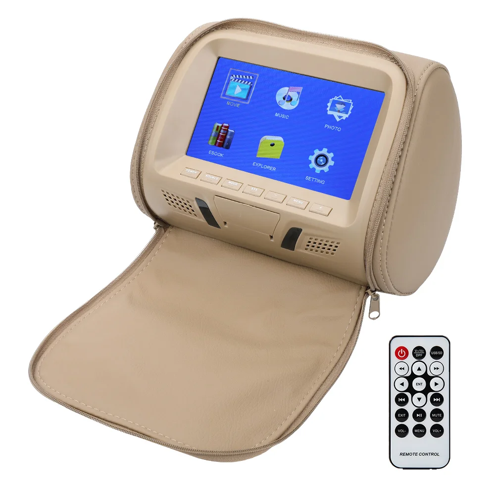 Новый универсальный автомобильный монитор на подголовник 7 дюймов