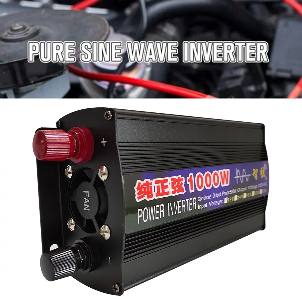 1000w Pure Sine Wave Inverter Smart Power Single Digital Display Car Conversion Booster | Автомобили и мотоциклы