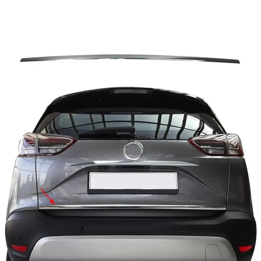 

Opel Crossland X Chrome Rear Trunk Tailgate Trim Stainless Steel (2017-)