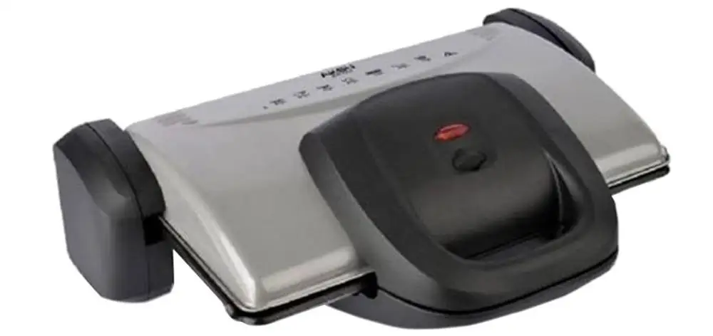 

Тостер Aksu T34 Ken Grill grey, 1800 Вт, идеальный тостер серого и красного цветов