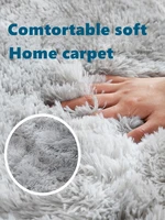 comfortable plush carpet european bedroom carpet bay home window bedside mat washable blanket gradient color for living room rug
