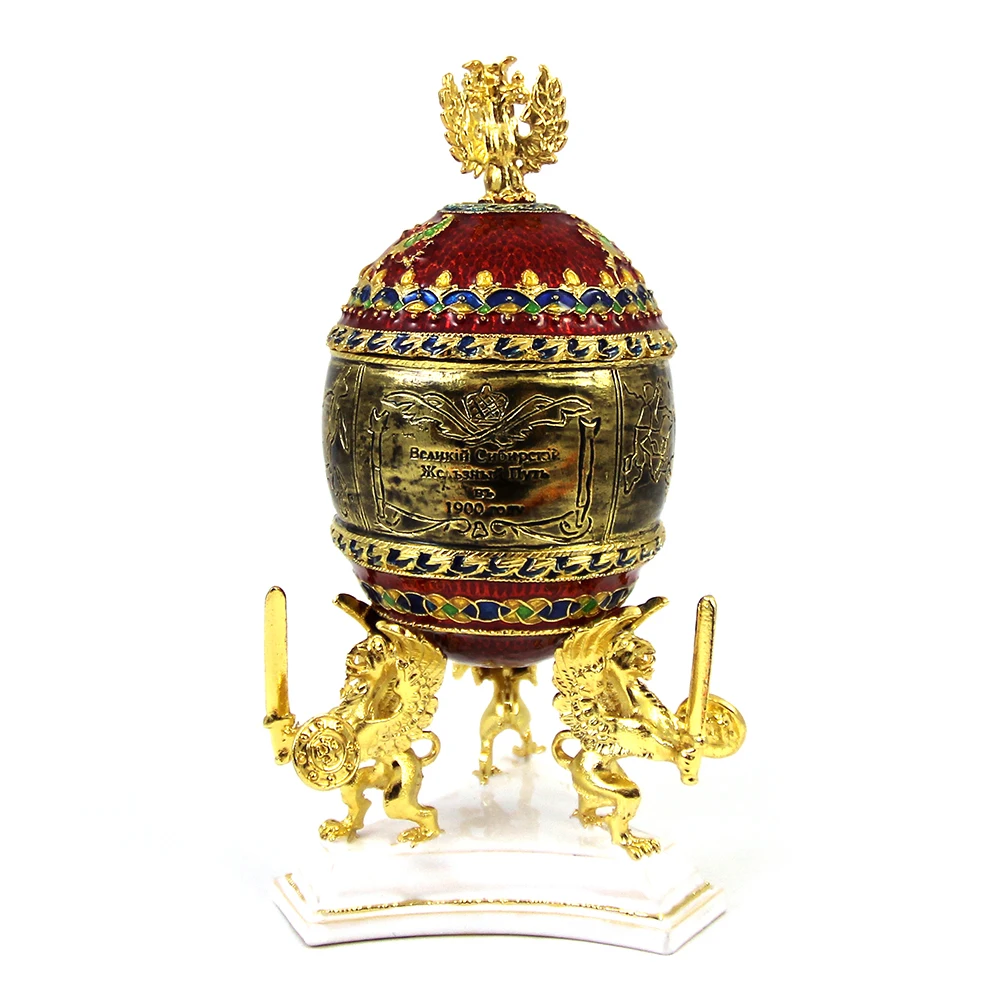 Шкатулка Фаберже &quotТранссибирский Экспресс&quot коробка для украшений хранения