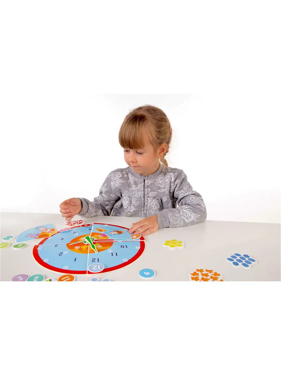 Игра настольная развивающая "Умные часики" Pic`n Mix | Игрушки и хобби