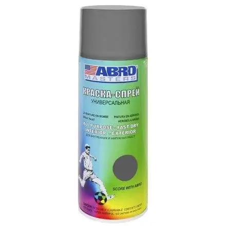 Краска-спрей ABRO MASTERS (серый грунт) SP-008-AM (400мл) | Строительство и ремонт