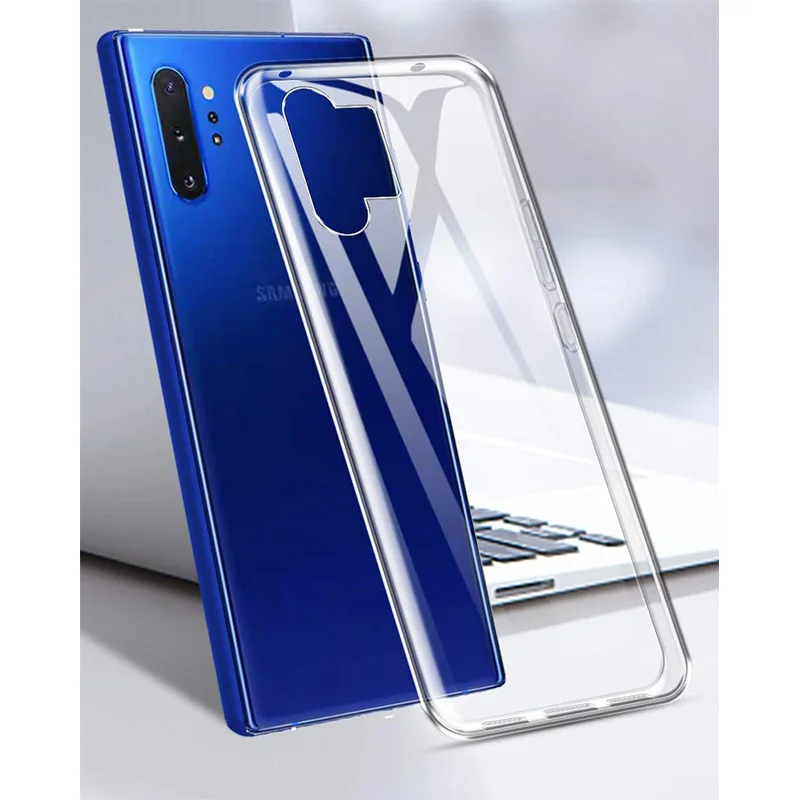 ТПУ гелевый Чехол силиконовый чехол для мобильного телефона Samsung Note 10 Plus +