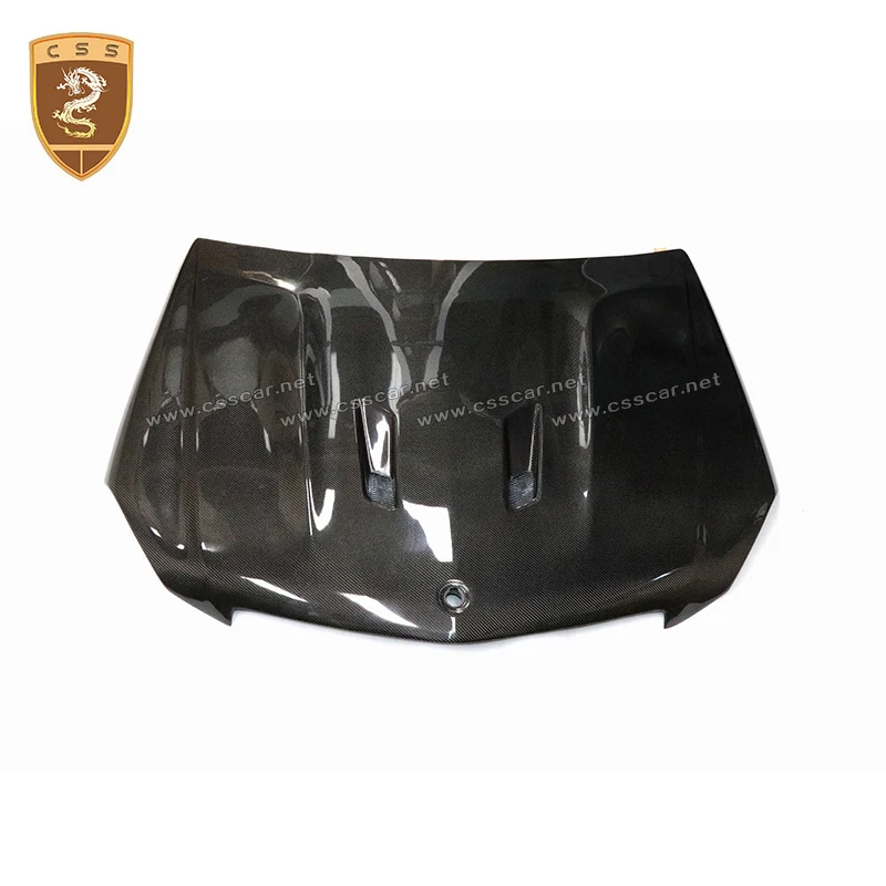 CSSCAR карбоновый капот подходит для 08-11 Mercedes Benz W204 C63 седан купе серии капот крышка AMG стиль авто аксессуары - Цвет: hood cover