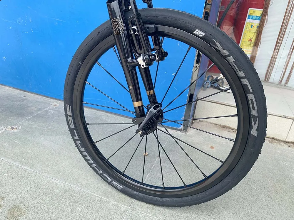Fnhon Gust CR-MO стальной складной велосипед 1" 305 349 Minivelo мини веловелосипед городской коммутирующий велосипед V тормоз 9 скоростей
