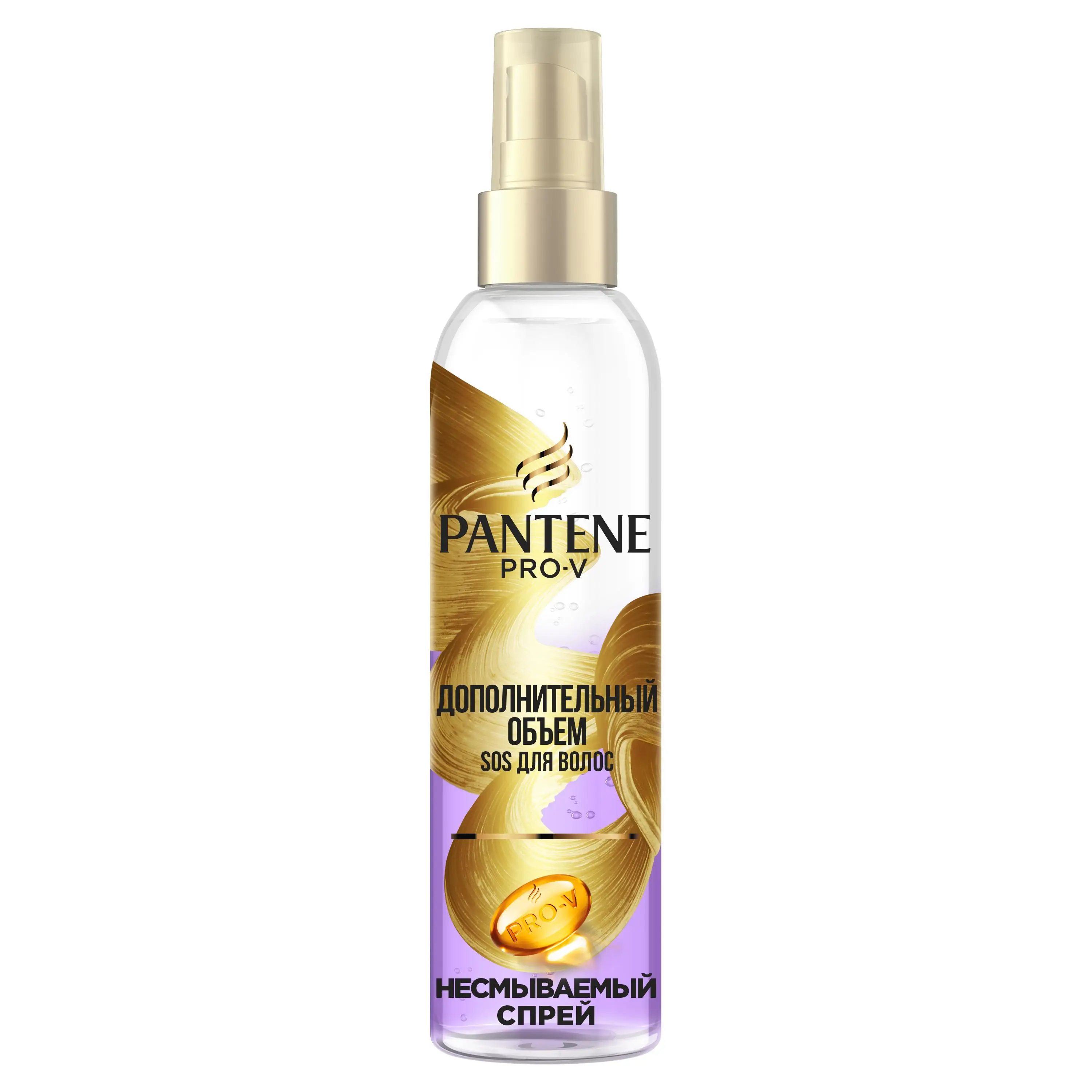 Pantene Дополнительный Объем SOS Несмываемый Спрей Для Волос С Цветок Лотоса 150мл |