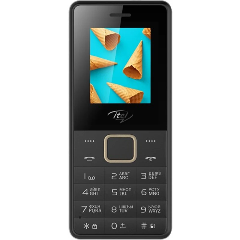 Сотовый телефон ITEL it2160 (.77&quot к0.08Mp А 1000mAh 32Mb+32Mb)Черный|Смартфоны| |