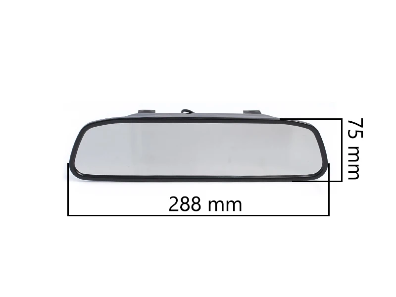 Зеркало заднего вида со встроенным монитором 4.3&quot AVEL AVS0401BM | Автомобили и