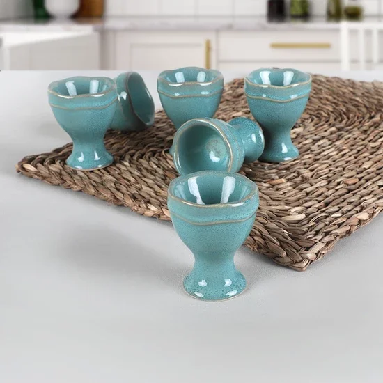 

Turquoise Granite Juliet Ovary 6 PCs Stoneware Earthenware