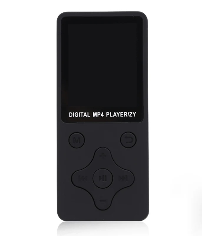 Черный MP4 плеер Bluetooth портативный медиа музыкальный плеер Поддержка 32 Гб TF карта Запись радио MP4 HIFI без потерь 13 языков - Цвет: Черный