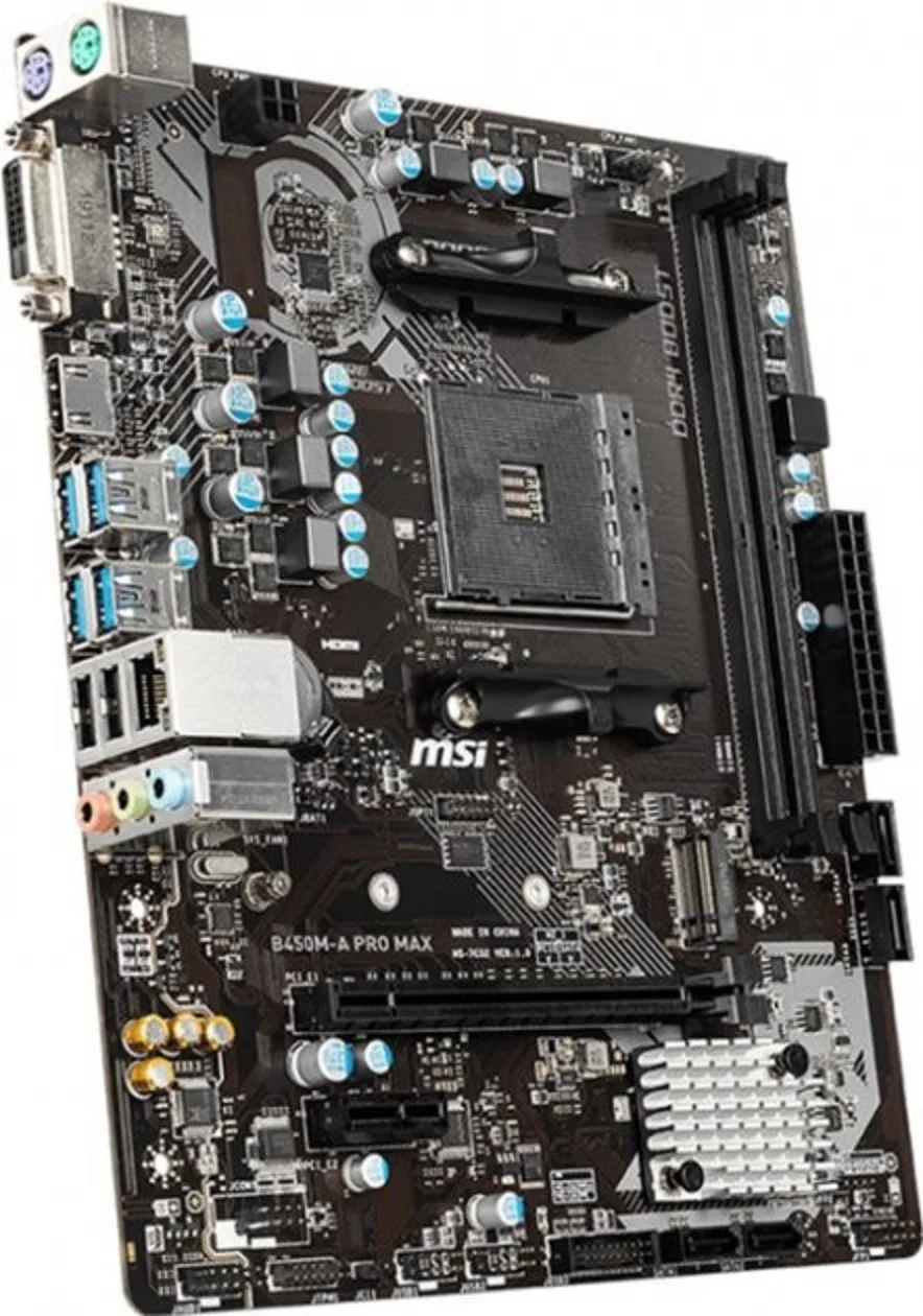 B450M-A ская PCI-Ex16 MSI Pro Max (sAM4 AMD B450 ) | Компьютеры и офис