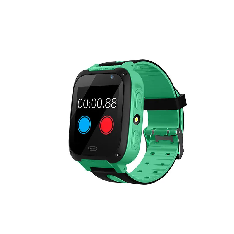 Green Детские умные часы для детей с трекером, Bluetooth, анти потеря, монитор, часы, SOS, умный звонок, телефон, умные часы с определением местоположения - Цвет: Green