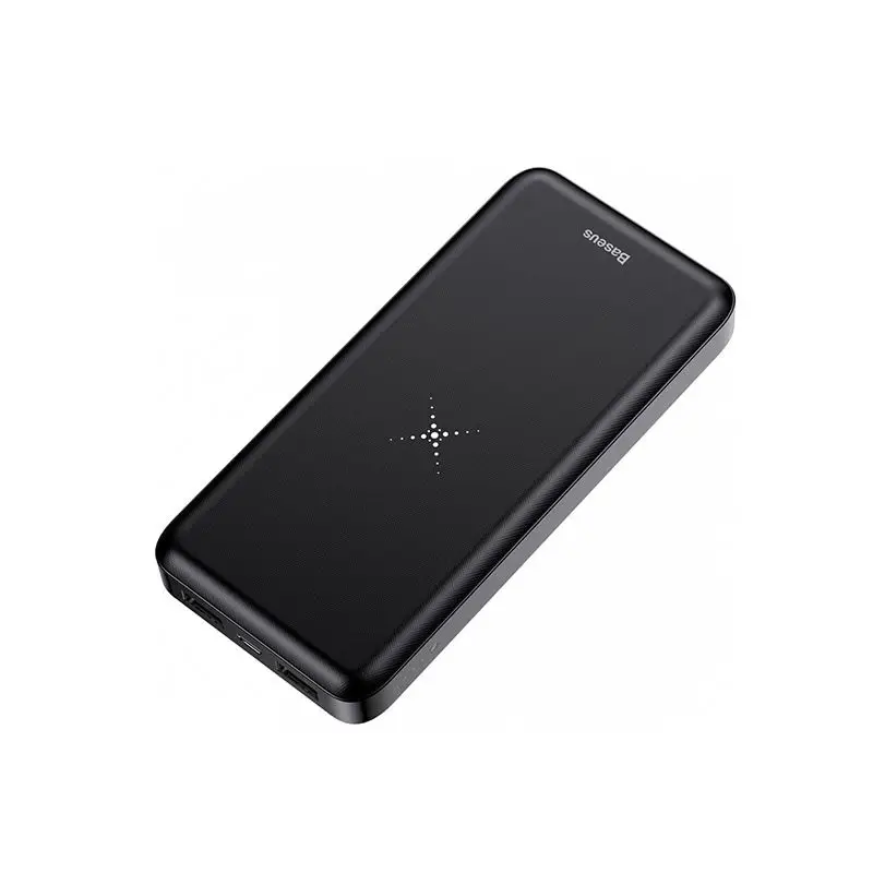Внешний аккумулятор с беспроводной зарядкой Baseus M36 Wireless Charger Powerbank 10000mAh Black PPALL