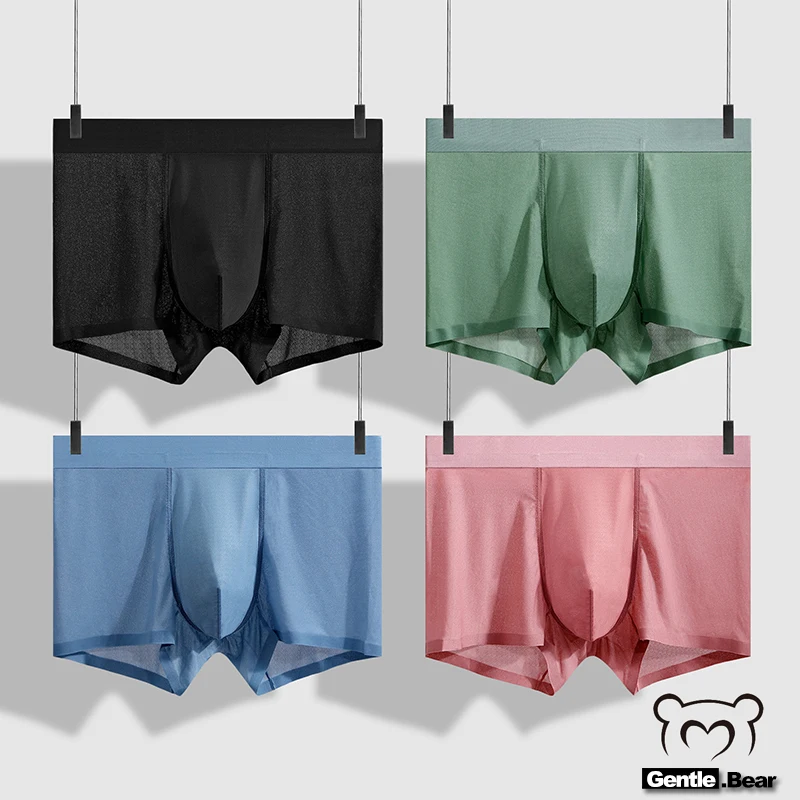 Gentle.Bear Breathable Men's underwear Boxershorts For Men underpants Soft Mens pants Boxers Panties