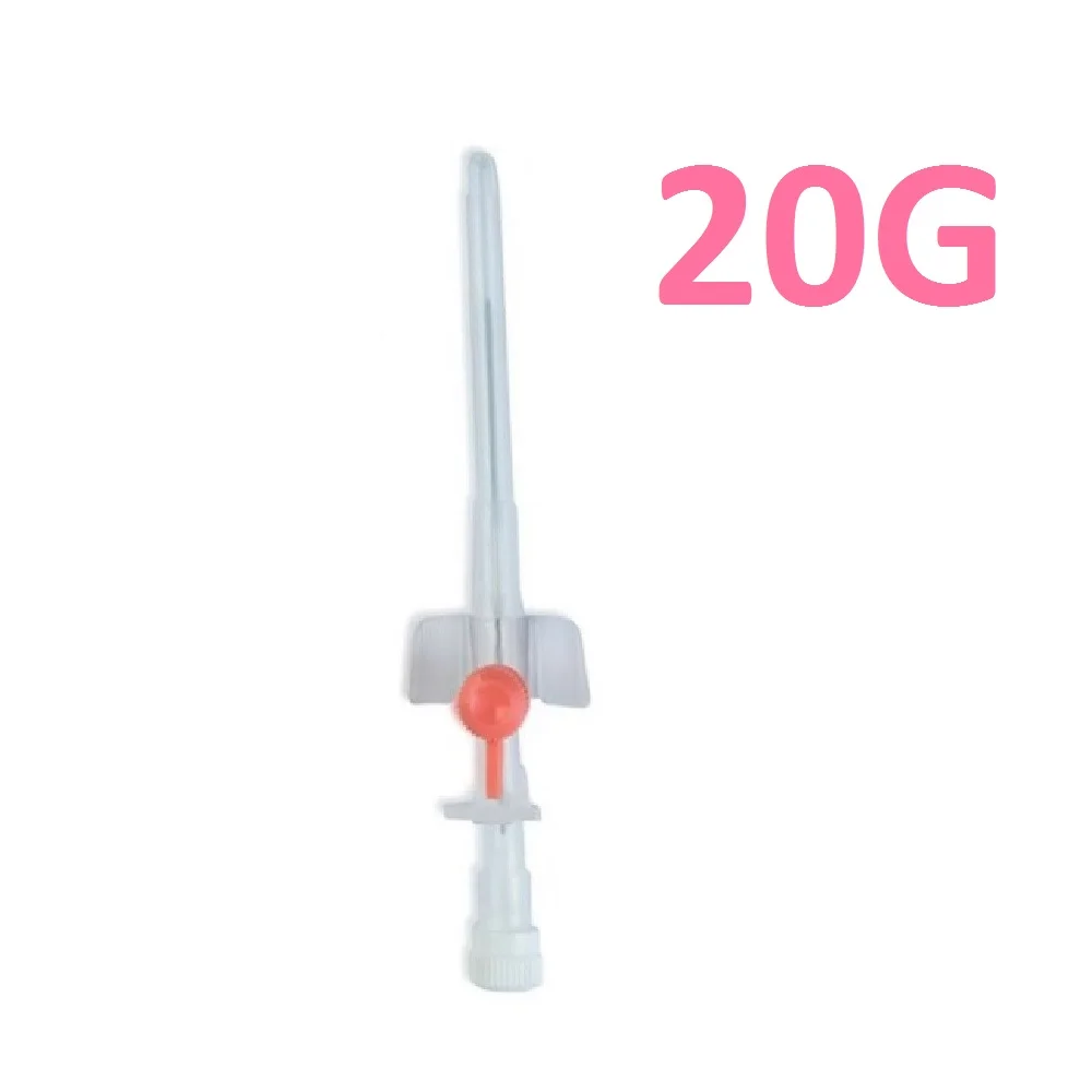 

20 Gauge (20G) IV Catheter with Wings and Injection Port, Intravenous Cannula, IV Catheters for Animals, IV Administration