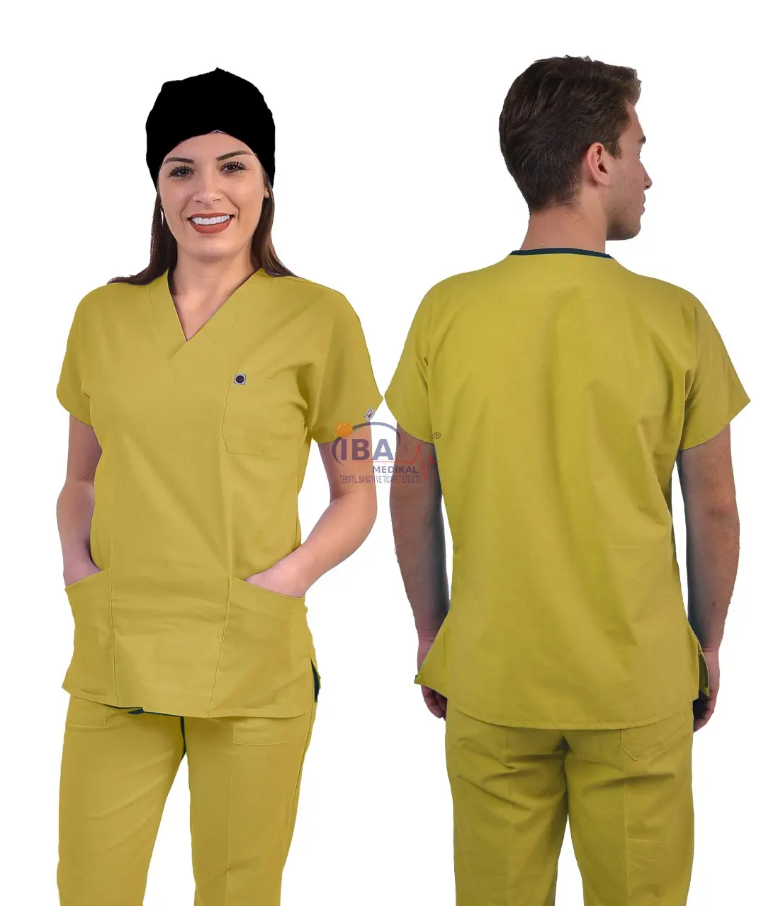 

Üelleellemiş miş Ovma Seti, эластичная ткань, üniüniforma Ovma Seti, V yaku Üst ve Ovma Pantolonlu, Doktor, diş