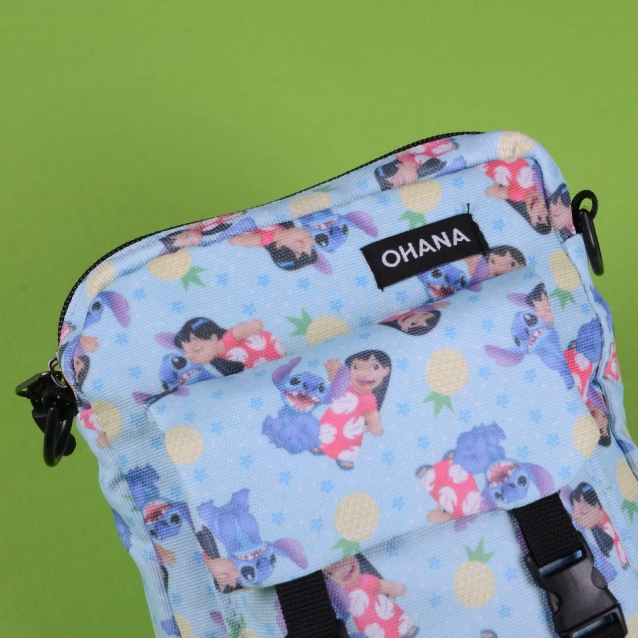 

NOXU OHANA Mini Bag Stic Blue Hawaii Unisex Cartoon Lilo Kids Man Woman 2021