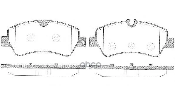 Колодки Дисковые Задние Remsa арт. 152100 | Бытовая техника