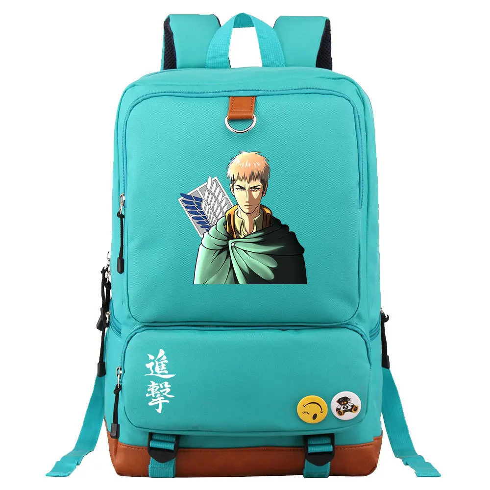 

Attack on Titan Eren School Backpack Notebook Laptop Travel Bag Gifts