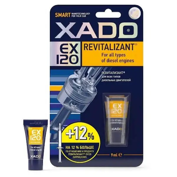 Присадка для восстановления дизельного двигателя Хадо Ex120 туба 9мл | Автомобили и