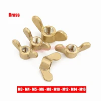 brass wing nuts butterfly nut m3 m4 m5 m6 m8 m10 m12 m14 m16 fit for screw bolts metric coarse thread