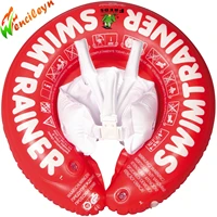 baby swimming pool rings soft padded seat with safety belt float non slip swimming trainer circle for swimming indestructible
