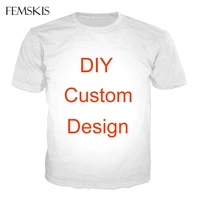femskis creative design custom 3d print clothing diy men women t shirts tops unisex photo star pet anime pattern christmas gift