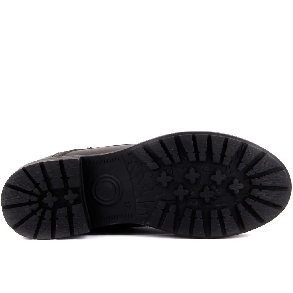 Зеленые женские кожаные сапоги Sail Lakers | Обувь