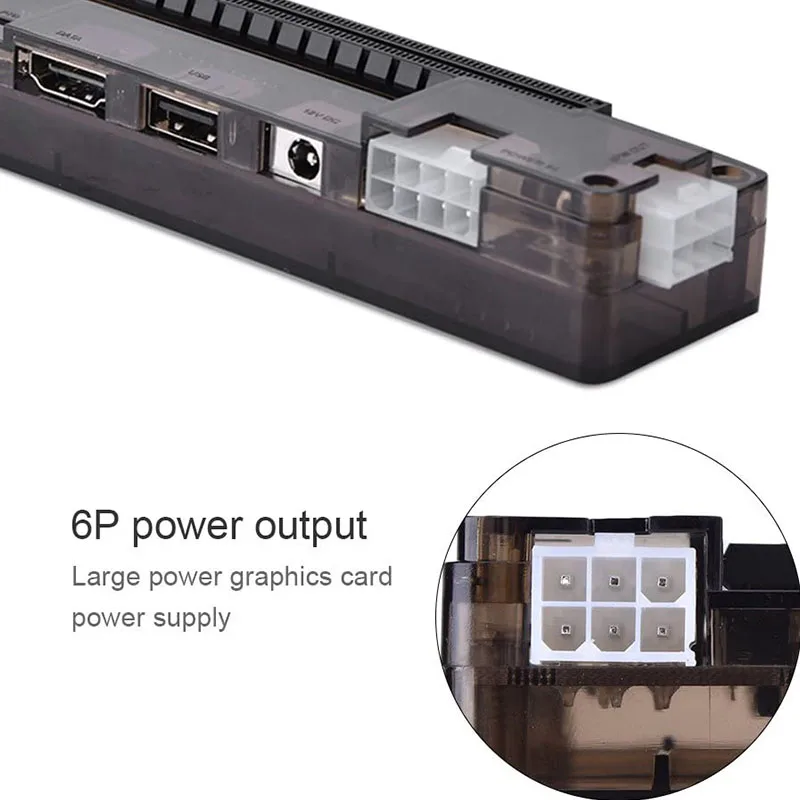 Мини PCI E MPCIE EXP GDC внешняя док станция для видеокарты ноутбука 8PIN 6PIN интерфейс