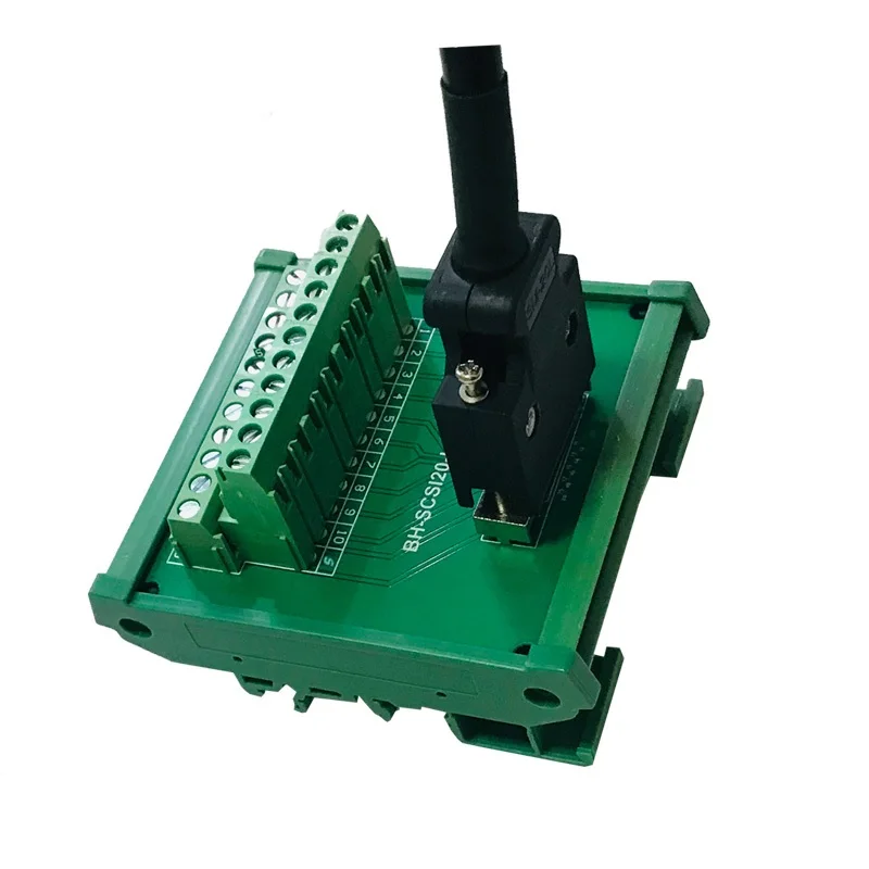 SCSI20P SCSI 20P MDR Женская разрывная плата адаптер модуля клеммы монтажная DIN-рейка HPCN20P