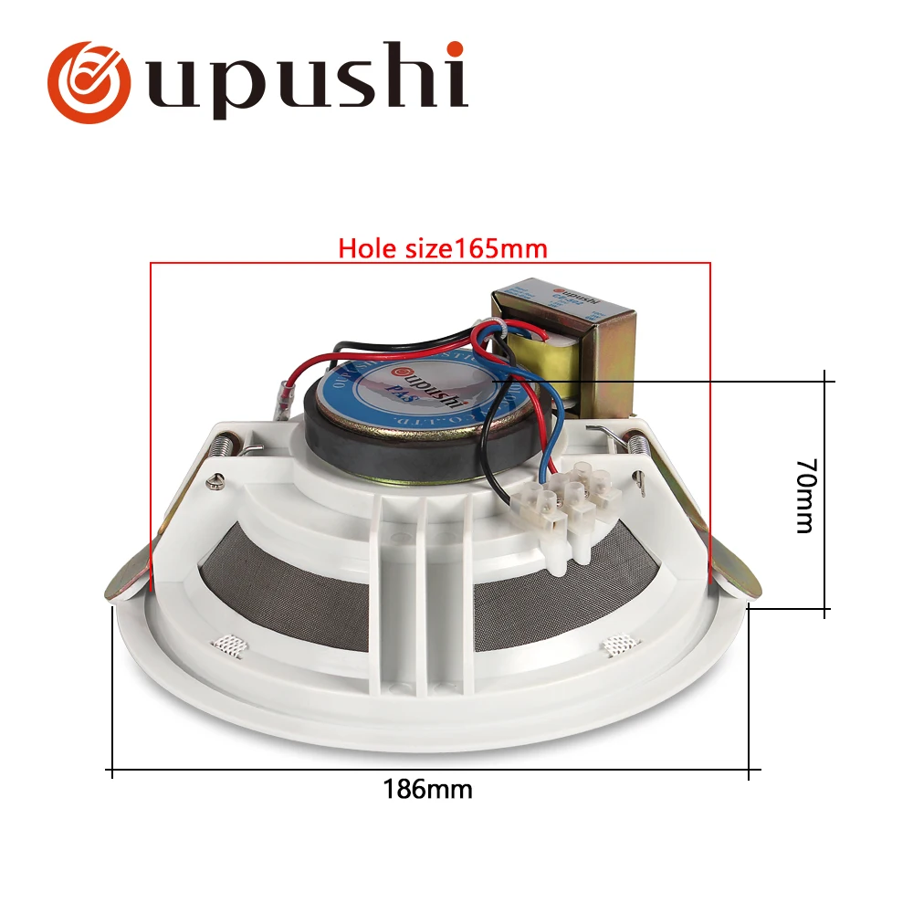 Oupushi Wi-Fi Bluetooth дома фоновой музыки Системы посылка 4 дюйма сенсорный Экран в стену