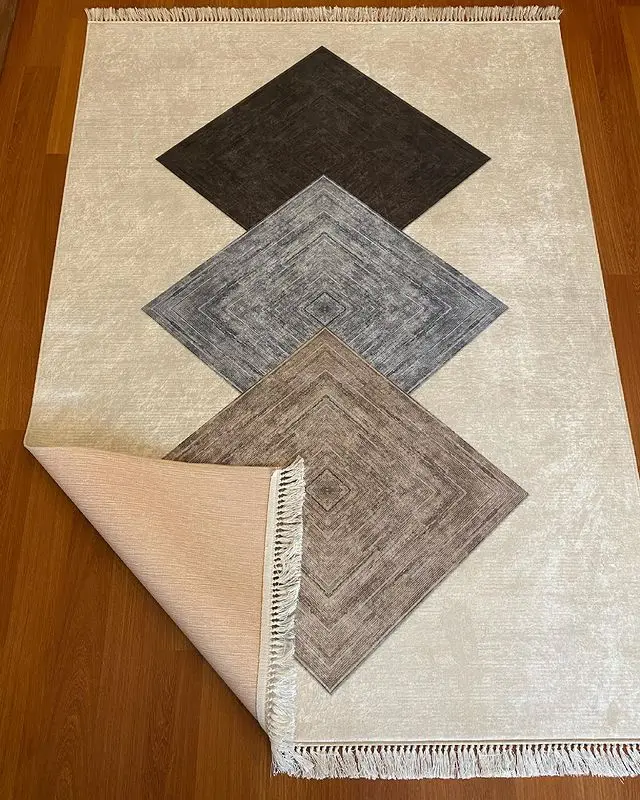 

Modern Living Room Rug Washable Latex Leather Slip-Resistant Outsole Foal Feather Antibacterial Cold-Proof Premium Series Custom Production
