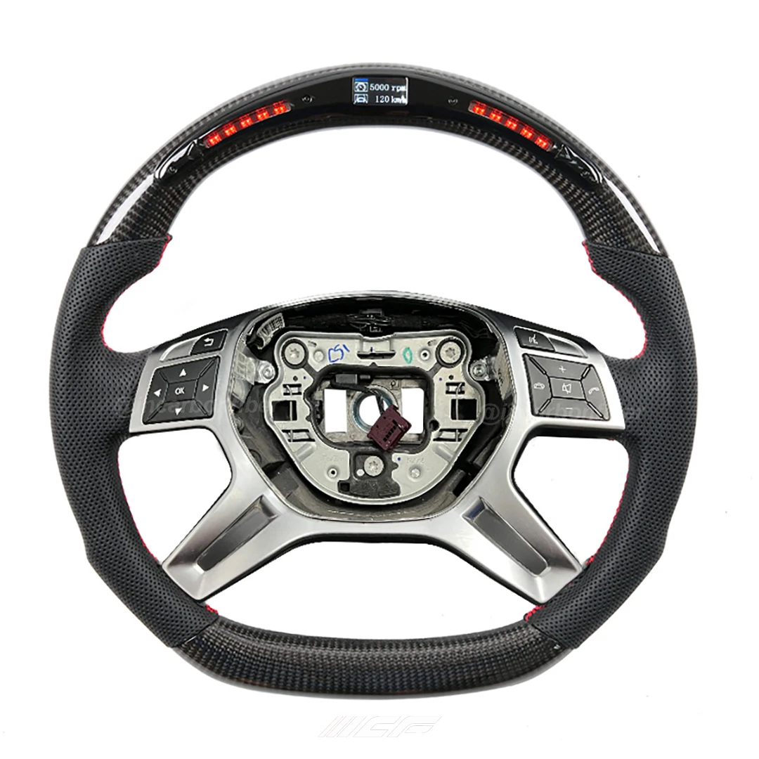 

Carbon Fiber LED Steering Wheel for Mercedes Benz B-class C-class E-class G-class AMG