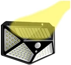 Фонарь настенный МРМ FL-140 (SH-102) солнечная батарея, датчик движения с радиусом 3-5м, 3 режима работы, ABS-пластик, IP65