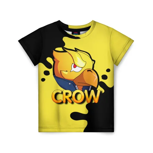 Детская футболка 3D Crow (Brawl Stars) | одежда и обувь
