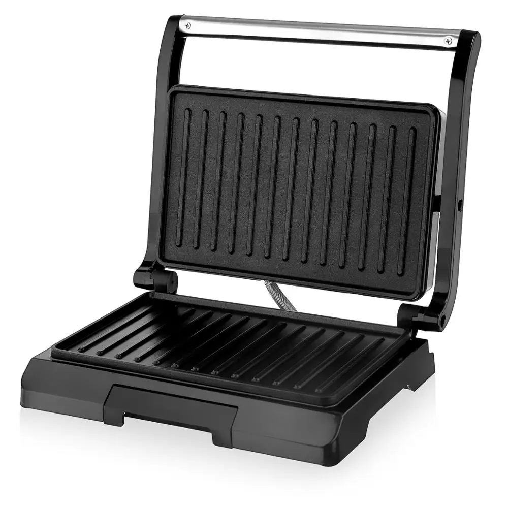 Гриль-пресс BRAYER BR2003 (мощность 900 Вт размер пластин 23×14 5 см открытие крышки на 105 °С