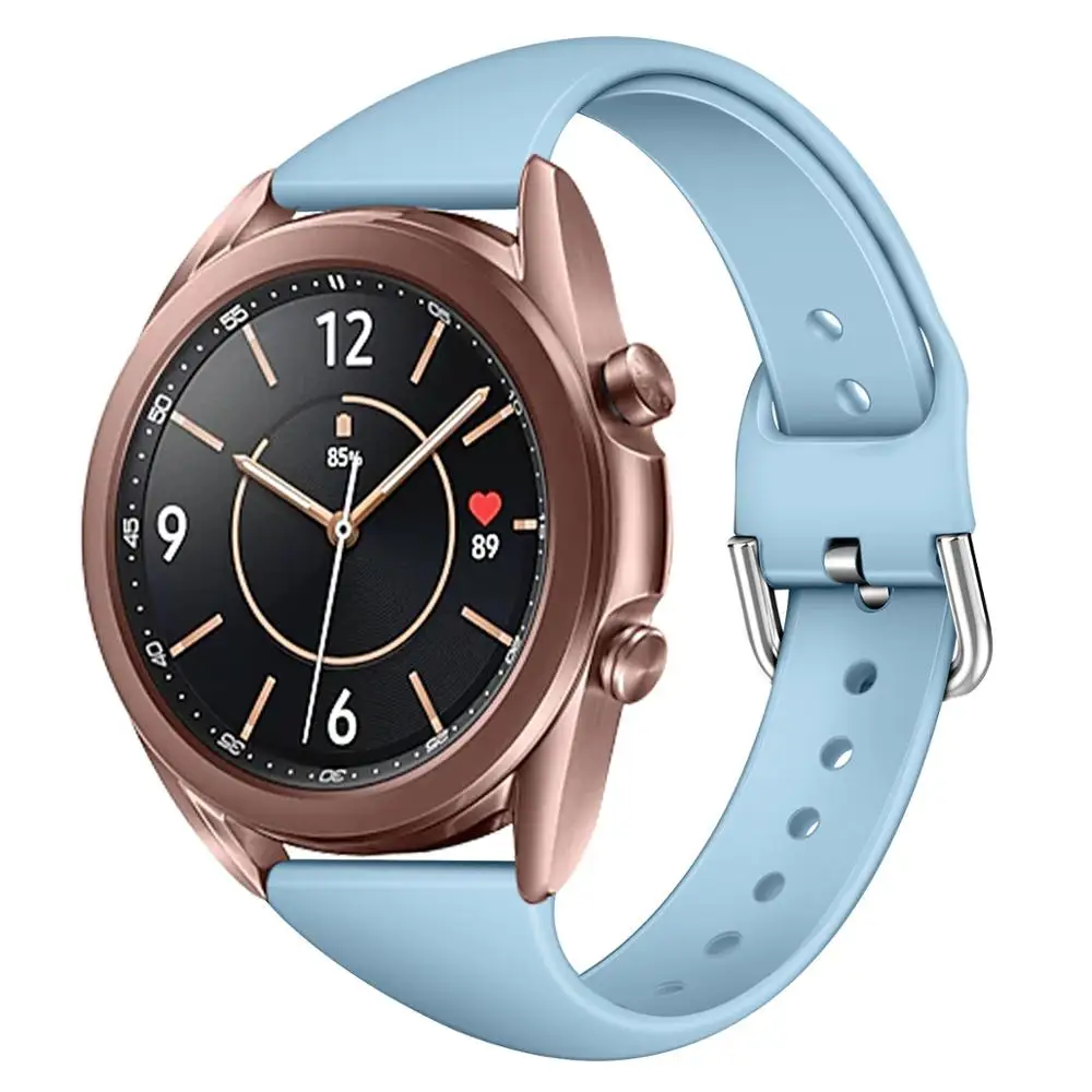 Ремешок силиконовый для часов Huawei Watch gt 2 браслет Samsung Galaxy 42 мм Active 20 мм|Ремешки