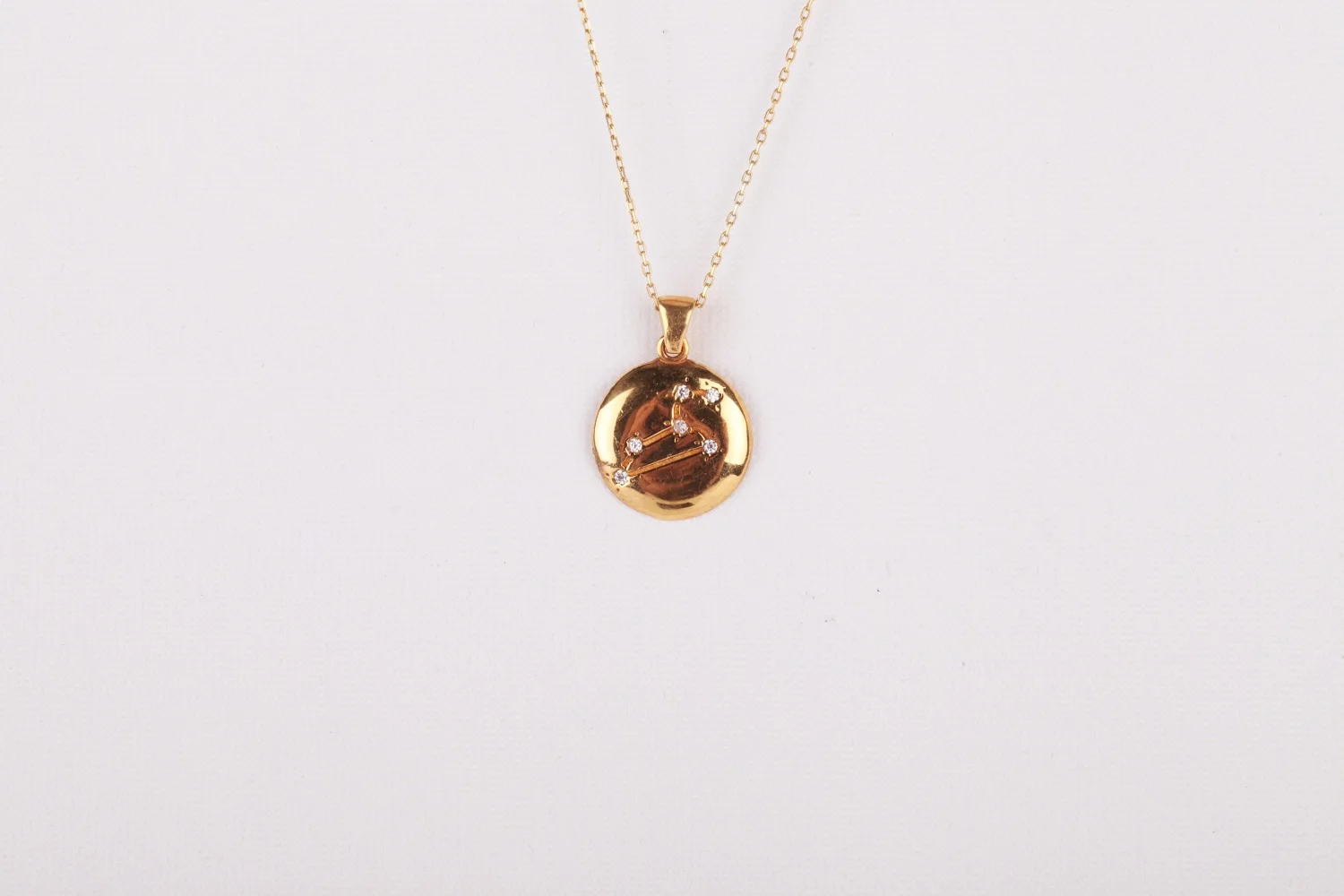 

Украшения UM US, золотое ожерелье со знаками Зодиака