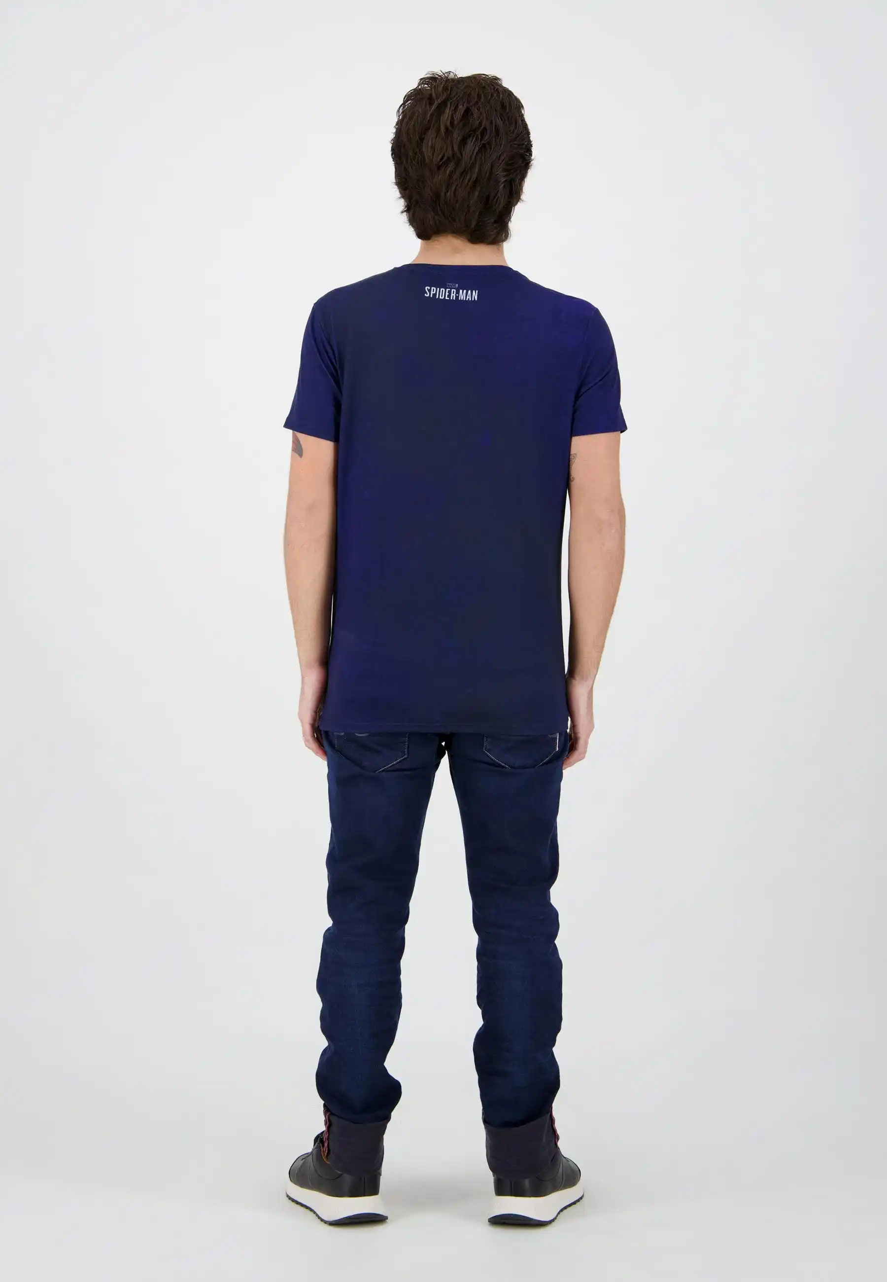 Футболка для взрослых Марвел-кислотная стирка Человек-паук оригинал | Мужская