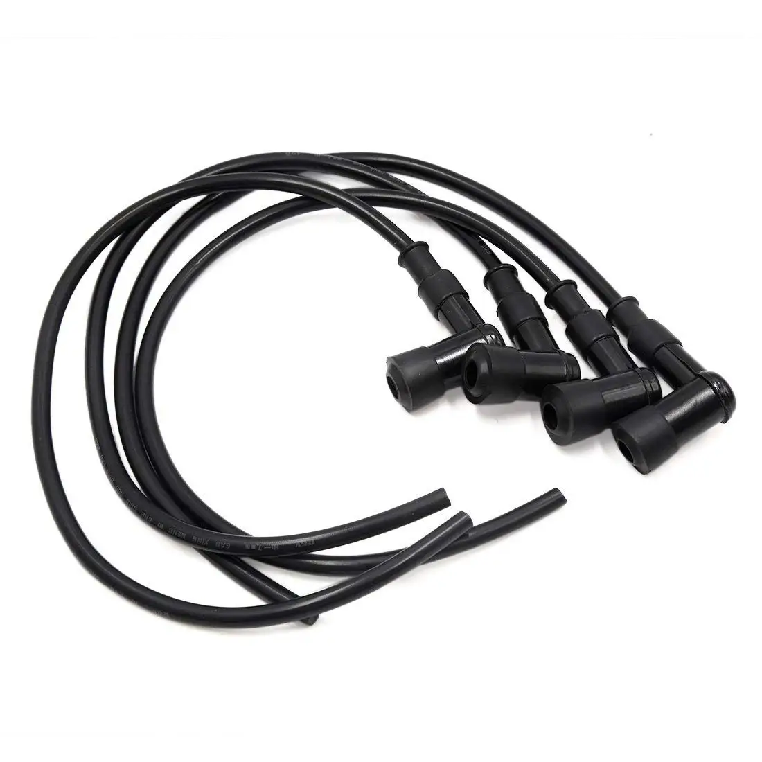 Uxcell 4 шт. силиконовый металлический 90 градусов колпачок для свечи зажигания