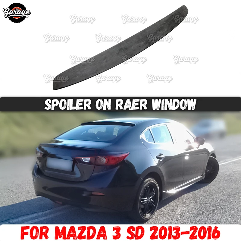 Чехол для спойлера ДЛЯ Mazda 3 SEDAN BM 2013-2016 стильные полоски аксессуары из