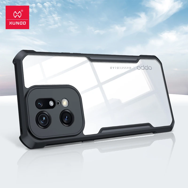 For Find X5 Pro Case, Xundd Shockproof Case For OPPO Find X5 Lite Case Transparent Bumper Phone Cover Fingerprint Free Cover